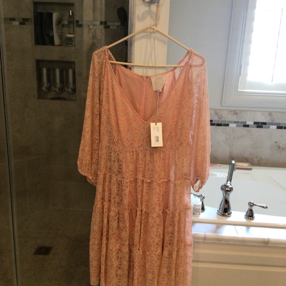 Johnny Was Chelly mini dress size XL  color Coral